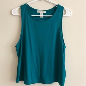 Teal tank top